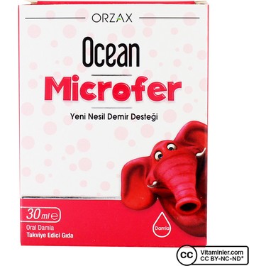 Orzax Ocean Microfer Takviye Edici Gıda 30 ml - Damla